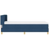  s opruga kutije s uzglavljem Plava 200 x 100 cm tkanina | shoptok.hr