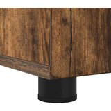 vidaXL Komplet pohištva za kopalnico s predalom 3 pcs Dimljeni hrast | Shoptok.si