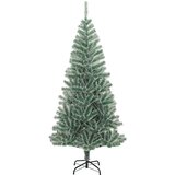  Umjetno božićno drvce 300 LED s kuglicama i snijegom 210 cm | shoptok.hr