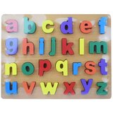 Magic Toys ABC šareni drveni slagalica malih slova 30x22cm Cijene
