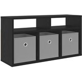  Nizak ormarić s ladicama Crni hrast 72 x 22,5 x 38 cm | shoptok.hr
