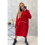 Kesi Insulated dress with hood red | shoptok.hr