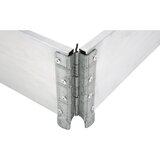 ratioform aluminijasti natični okvir, de 2 kosa, za palete 800 x 600 mm, s 4 tečaji, od 1 de | Shoptok.si
