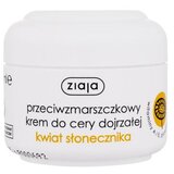 Ziaja Sunflower Anti-Wrinkle Cream krema proti gubam za zrelo kožo 50 ml za ženske u
