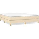  Box spring posteljni okvir krem 180x200 cm blago, (20792061) | Shoptok.si