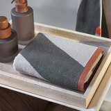 Mette Ditmer Denmark Kaki zeleni ručnik od organskog pamuka od frotira 50x90 cm Diagonal – | shoptok.hr