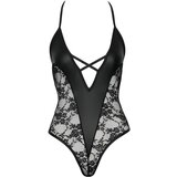 Cottelli Party - telo s cvetličnim vzorcem (črno) - L | Shoptok.si