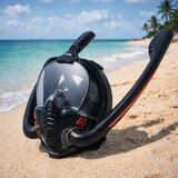  Maska za ronjenje i snorling L/XL - crveno/crna | shoptok.hr