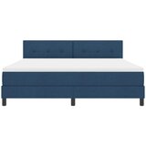 Krevet s opruga kutije s LED trakama Plava 180 x 200 cm tkanina | shoptok.hr