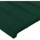  LED uzglavlje tamnozeleno 183 x 16 x 118/128 cm baršunasto | shoptok.hr