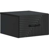  Noćni ormarić za montažu na zid Zidne Crna 34,5 x 33 x 20 cm | shoptok.hr