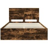  Konstrukcija postelje z vzglavjem Dimljeni oreh 150 x 200 cm, (5000103820) | Shoptok.si