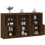 vidaXL Komoda s LED svjetlima boja smeđeg hrasta 181 5x37x100 cm Cijene