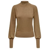 Only Julia Life L/S Knit - Toasted Coconut Smeđa