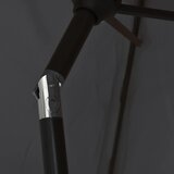  Suncobran crni 200 x 224 cm aluminijski | Eponuda.com