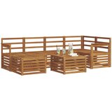  Set vanjskih sofa 7 kom. Prirodna Poliester 59 x 59 x 37 cm | shoptok.hr