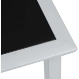  Ležalnik 2 kosa z mizico aluminij taupe barve | Shoptok.si