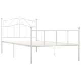  Okvir za krevet bijeli metalni 100 x 200 cm | Eponuda.com