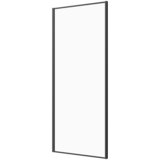 Sanotechnik Tuš stena fiksni del Slim Line (100 x 200 cm, Debelina: 6 mm, Črna) | Shoptok.si