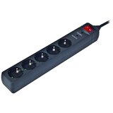 Energenie Gembird SPG5-C-10 surge protector Black 5 AC outlet(s) 250 V 3 m | shoptok.hr