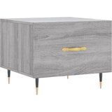 Maison Chic Klubska mizica - kavna mizica - Nizka mizica siva sonoma 50x50x40 cm inženirski les, (21753403) | Shoptok.si