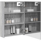  Kupaonski ormar s ogledalom Siva Sonoma 50 x 14,5 x 70 cm | shoptok.hr