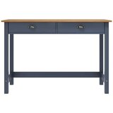  Konzolna mizica Hill z 2 predaloma siva 110x45x74 cm borovina, (20712952) | Shoptok.si
