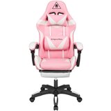 Kruger matz KRUGER&MATZ nastavljiv oblazinjen igralni računalniški stol z oporo za noge GX-150 roza KM0790-P | Shoptok.si