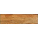 vidaXL Mizna plošča z naravnim robom 100x30x2,5 cm trden mangov les | Shoptok.si