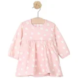 dječja haljina s dugim rukavima dots pink
