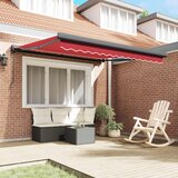 Nadstrešnica Crvena 300 x 250 x 165 cm Poliester i aluminij | shoptok.hr