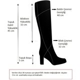 Fox Shoes Women's Gray Suede Boots with Hidden Wedge Heels | Shoptok.si
