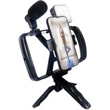 Oem Podesivi stolni stativ s držačem za telefon s LED/mikrofonom za Streaming crni | shoptok.hr