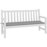  Jastuk za vrtnu klupu sivi 150x50x4 cm od tkanine Oxford | shoptok.hr