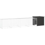  Kavez za kokoši antracit 500x91x100 cm pocinčani čelik | shoptok.hr