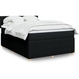 Maison Chic Box spring posteljni - Vzmetna postelja z vzmetnico črn 140x190 cm blago SL24662, (21879868) | Shoptok.si