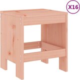  17-dijelni vrtni blagovaonski set od masivnog drva duglazije | Eponuda.com