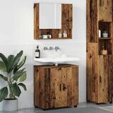 vidaXL Set namještaja za kupaonicu 2 pcs Staro drvo 61 x 35 x 64 cm Cijene