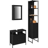  Set namještaja za kupaonicu 3 kom. Crni hrast | shoptok.hr