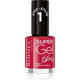 Rimmel London Super Gel By Kate gel lak za nohte brez uporabe UV/LED lučke odtenek 042 Rock n Roll 12 ml Cene