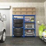 Songmics Regal GLR44Q, 4 delni, (160 x 80 x 40 cm), moder | Shoptok.si