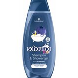 Schauma Kids Blueberry Shampoo & Shower Gel šampon 400 ml za djecu Cijene