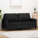  Dvosjed crni 140 cm baršunasti | Shoptok.si
