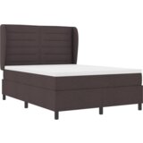  Box Spring postelja z vzmetnico temno rjava 140x200 cm tkanina, (22052101) | Shoptok.si