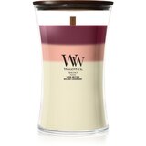 WoodWick Trilogy Lush Nectar dišeča sveča z lesenim stenjem 610 g Cene