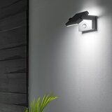 Ideal Lux - LED spoljašnje zidno svetlo sa senzorom LED/21W/230V antracit | Eponuda.com