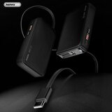 Remax Power bank prenosiva baterija FCP-25 Fast Charging 22.5W(teleskopski kabl) Type-C 10000mAh crni | ePonuda.com