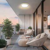  Brilagi - LED kupatilsko stropno svetlo ULTRA SLIM/12W/230V Ø 22,5 cm srebrno IP54 | Eponuda.com