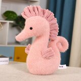 Plišana igračka za maženje morski konjić 25cm - rozi | shoptok.hr