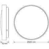 Osram LED plafonjera 18W 4000K IP20 zlatna | Eponuda.com